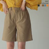ナチュラルな風合いのヘルシーなショートパンツ コットンリネンハーフパンツ パンツ | Re:EDIT | 詳細画像1