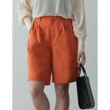 ナチュラルな風合いのヘルシーなショートパンツ コットンリネンハーフパンツ パンツ | Re:EDIT | 詳細画像24