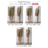 ナチュラルな風合いのヘルシーなショートパンツ コットンリネンハーフパンツ パンツ | Re:EDIT | 詳細画像33