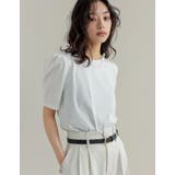 パワショルデザインカットソーTシャツ | Re:EDIT | 詳細画像11