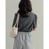 パワショルデザインカットソーTシャツ | Re:EDIT | 詳細画像17