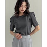 パワショルデザインカットソーTシャツ | Re:EDIT | 詳細画像5