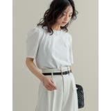 パワショルデザインカットソーTシャツ | Re:EDIT | 詳細画像9