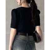 パワショルデザインカットソーTシャツ | Re:EDIT | 詳細画像30