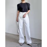 パワショルデザインカットソーTシャツ | Re:EDIT | 詳細画像34