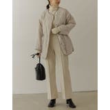 大人カジュアルコーデを楽しむ2WAYキルトジャケット | Re:EDIT | 詳細画像16