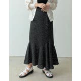 ブラック(001) | 深みのあるカラーリングと小ぶりなドットがトレンドライク | Re:EDIT