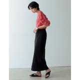 袖ボリュームが品のあるこなれスタイルにぴったり パワーショルダーシアーブラウス | Re:EDIT | 詳細画像17