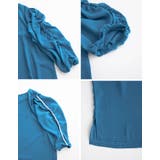 袖ボリュームが品のあるこなれスタイルにぴったり パワーショルダーシアーブラウス | Re:EDIT | 詳細画像31