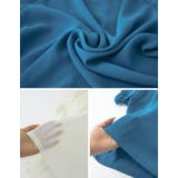 袖ボリュームが品のあるこなれスタイルにぴったり パワーショルダーシアーブラウス | Re:EDIT | 詳細画像32