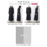 甘くなりすぎないドット柄が旬 ドット柄ウエストシャーリングワンピース ワンピース | Re:EDIT | 詳細画像23