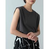 チャコールグレー(006) | 着回し力に優れたきれいめカットソー ショルダータックカットソートップス トップス | Re:EDIT