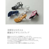 縦のベルトデザインで美脚見せも叶える 細ストラップミュールサンダル シューズ | Re:EDIT | 詳細画像8