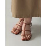 縦のベルトデザインで美脚見せも叶える 細ストラップミュールサンダル シューズ | Re:EDIT | 詳細画像35