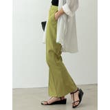 [低身長サイズ有]ツイルフィットフレアスラックス | Re:EDIT | 詳細画像13 