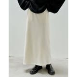 カットジョーゼットバックスリットロングスカート | Re:EDIT | 詳細画像4