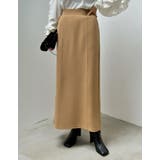 カットジョーゼットバックスリットロングスカート | Re:EDIT | 詳細画像7