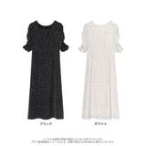 1枚でコーデが完成する美シルエットワンピース ドット柄ギャザースリーブワンピース | Re:EDIT | 詳細画像18