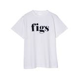 オフホワイト×ネイビー(003) | 配色フロッキーロゴがアクセント フロッキーロゴTシャツ トップス | Re:EDIT