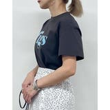 配色フロッキーロゴがアクセント フロッキーロゴTシャツ トップス | Re:EDIT | 詳細画像11
