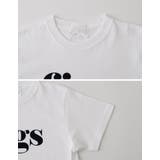 配色フロッキーロゴがアクセント フロッキーロゴTシャツ トップス | Re:EDIT | 詳細画像15
