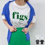 配色フロッキーロゴがアクセント フロッキーロゴTシャツ トップス | Re:EDIT | 詳細画像1