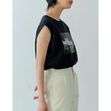 スタイリッシュなカジュアルTシャツ USAコットンフォトプリントTシャツ トップス | Re:EDIT | 詳細画像12