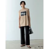スタイリッシュなカジュアルTシャツ USAコットンフォトプリントTシャツ トップス | Re:EDIT | 詳細画像15