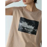 スタイリッシュなカジュアルTシャツ USAコットンフォトプリントTシャツ トップス | Re:EDIT | 詳細画像17
