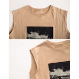 スタイリッシュなカジュアルTシャツ USAコットンフォトプリントTシャツ トップス | Re:EDIT | 詳細画像21