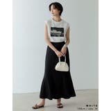 スタイリッシュなカジュアルTシャツ USAコットンフォトプリントTシャツ トップス | Re:EDIT | 詳細画像27