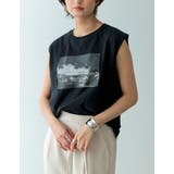 スタイリッシュなカジュアルTシャツ USAコットンフォトプリントTシャツ トップス | Re:EDIT | 詳細画像31