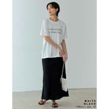 接触冷感素材でひんやり快適な着心地 接触冷感とろみロゴTシャツ トップス | Re:EDIT | 詳細画像10