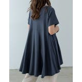 肌当たりの良い接触冷感素材がやみつきに 接触冷感とろみフレアチュニック トップス | Re:EDIT | 詳細画像5