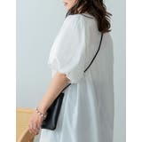 ぽわんとした袖デザインが旬の着こなしに ブロードバルーンスリーブワンピース | Re:EDIT | 詳細画像11