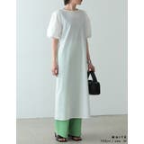 ぽわんとした袖デザインが旬の着こなしに ブロードバルーンスリーブワンピース | Re:EDIT | 詳細画像12