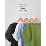 ぽわんとした袖デザインが旬の着こなしに ブロードバルーンスリーブワンピース | Re:EDIT | 詳細画像2