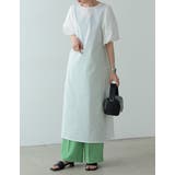 ぽわんとした袖デザインが旬の着こなしに ブロードバルーンスリーブワンピース | Re:EDIT | 詳細画像4