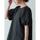 ぽわんとした袖デザインが旬の着こなしに ブロードバルーンスリーブワンピース | Re:EDIT | 詳細画像8