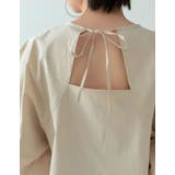 ランタンスリーブデザインが新鮮さのある着こなしに | Re:EDIT | 詳細画像14