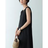 様々なスタイリングを楽しめるリラクシーワンピ マルチウェイノースリーブワンピース | Re:EDIT | 詳細画像8