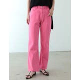 綺麗なレッグラインを叶えるコットンカラーフレアパンツ | Re:EDIT | 詳細画像3