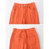 綺麗なレッグラインを叶えるコットンカラーフレアパンツ | Re:EDIT | 詳細画像9