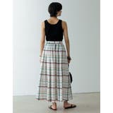 [低身長サイズ有]カラーチェックフレアスカート | Re:EDIT | 詳細画像10 