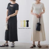 リラクシーながらもこなれ感を演出する上品ワンピ | Re:EDIT | 詳細画像1
