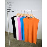 リネンタッチノースリーブリブニットトップス | Re:EDIT | 詳細画像2