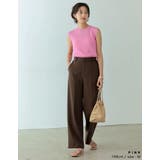 リネンタッチノースリーブリブニットトップス | Re:EDIT | 詳細画像24