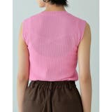 リネンタッチノースリーブリブニットトップス | Re:EDIT | 詳細画像26