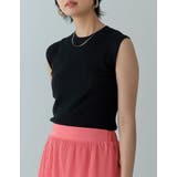 リネンタッチノースリーブリブニットトップス | Re:EDIT | 詳細画像27