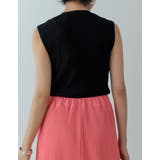 リネンタッチノースリーブリブニットトップス | Re:EDIT | 詳細画像29